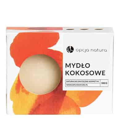 Mydło kokosowe w kostce 100g OPCJA NATURA