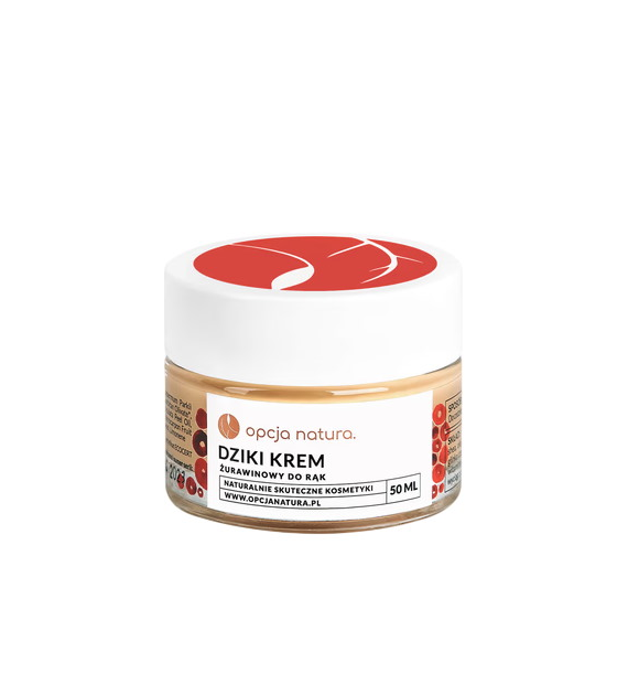 Dziki krem żurawinowy do rąk 50ml OPCJA NATURA