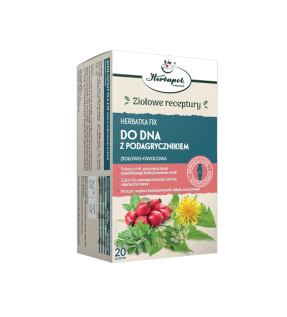 Herbatka do dna z podagrycznikiem fix 20*2g HERBAPOL KRAKÓW