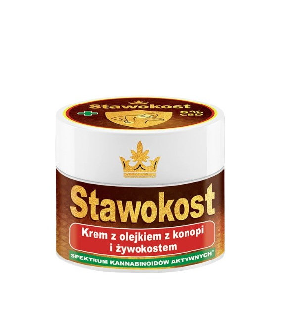 ASEPTA Stawokost - krem 50ml z olejkiem z konopi i żywokostem 5% CBD
