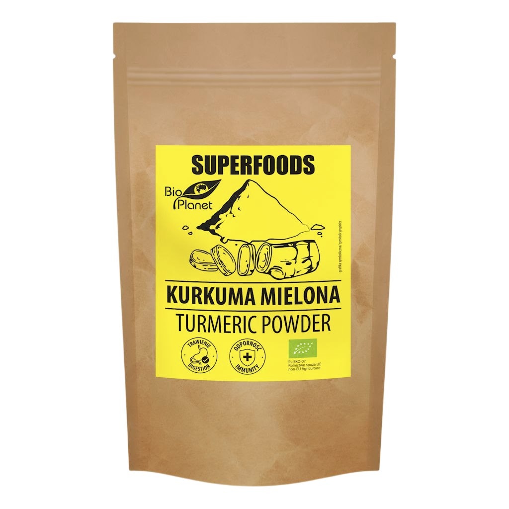 SUPERFOODS Kurkuma mielona BIO 200g BIO PLANET