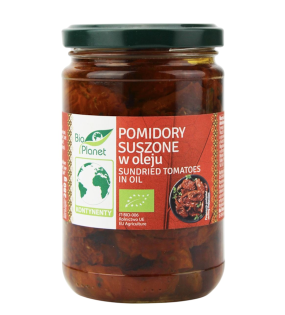 BIO PLANET Pomidory suszone w oleju BIO 280g