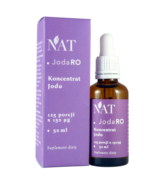 NAT JodaRO koncentrat jodu 150mcg 50ml (125 porcji)