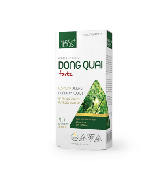 MEDICA HERBS Dong Quai Forte 560mg, 40 kaps.