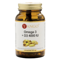 YANGO Omega 3 + D3 4000 IU - 60 kaps.