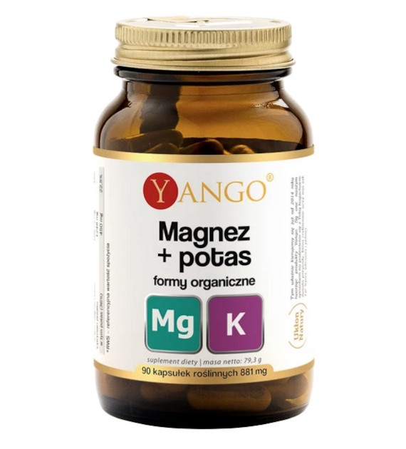 YANGO Magnez + potas 90 kaps.