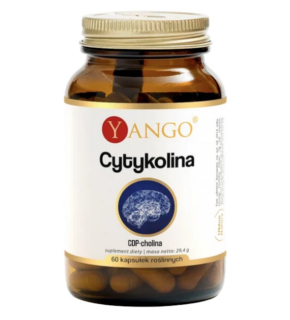 YANGO Cytykolina CDP-cholina 250mg, 60 kaps.