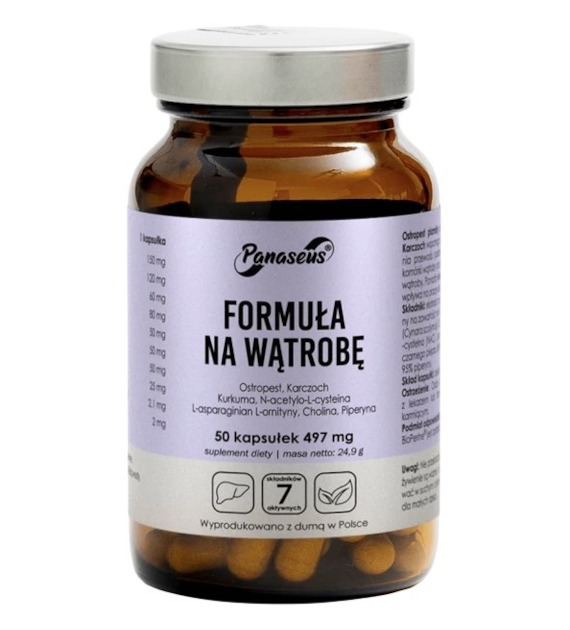 PANASEUS Formuła na Wątrobę - 50 kaps. YANGO