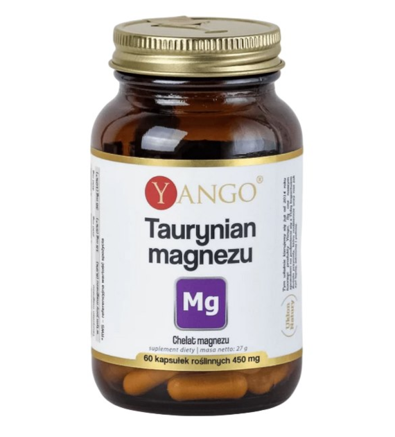 YANGO Taurynian magnezu 200mg, 60 kaps.