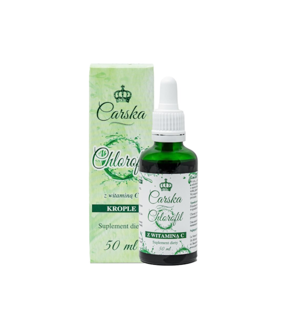 CARSKA Chlorofil z morwy białej z witaminą C krople 50ml