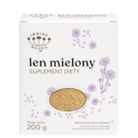 Len mielony odtłuszczony złoty 200g INSTYTUT WNiRZ