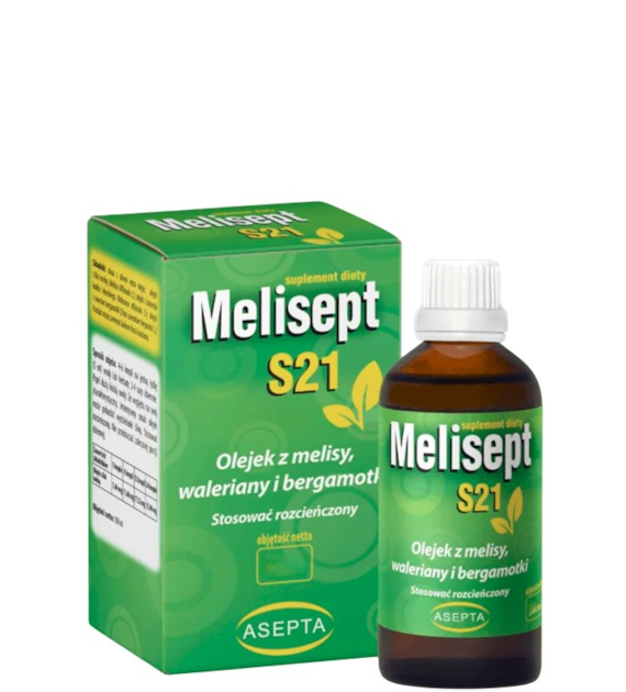 ASEPTA Melisept S21 10ml - Olejek z melisy, waleriany i bergamotki