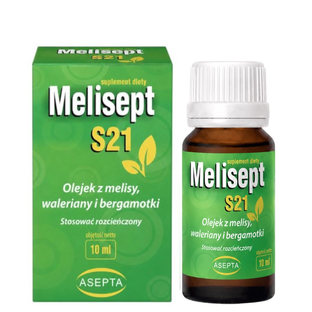 ASEPTA Melisept S21 10ml - Olejek z melisy, waleriany i bergamotki