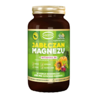 ASEPTA Jabłczan magnezu z witaminą B6 i kompleksem warzyw 100 kaps.
