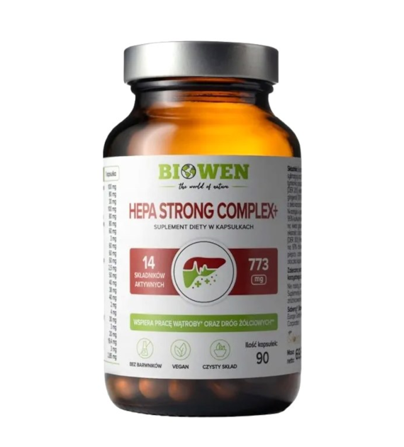 BIOWEN Hepa Strong Complex+ 90 kapsułek