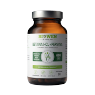 BIOWEN Betaina HCL Complex+ Pepsyna 960mg, 90 kaps.