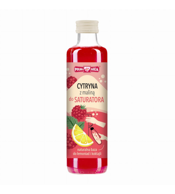 Syrop cytryna z maliną do saturatora 250ml POLSKA RÓŻA