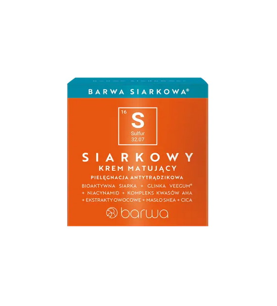 SIARKOWA Krem matujący siarkowy 50ml BARWA
