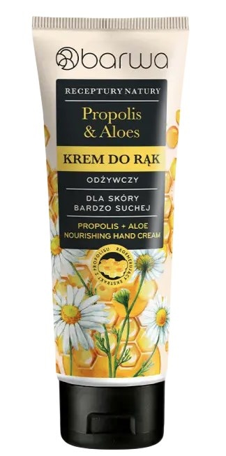 Krem do rąk propolis i aloes odżywczy 100ml BARWA RECEPTURY NATURY