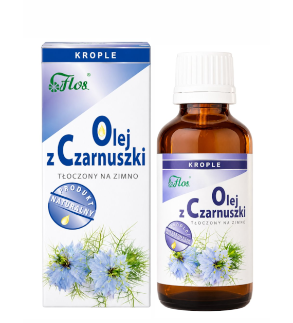 Olej z Czarnuszki - krople 50ml FLOS