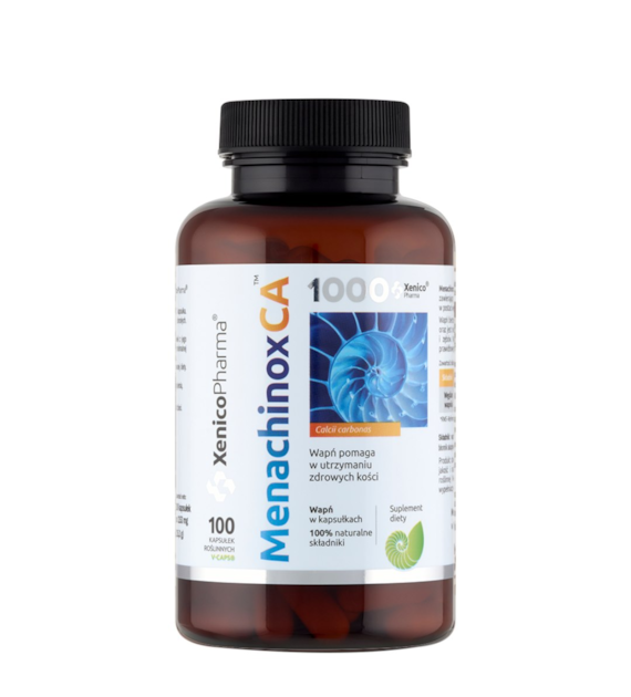 Menachinox CA 1000, 100 Vcaps. (wapń 1000 mg) XENICO PHARMA