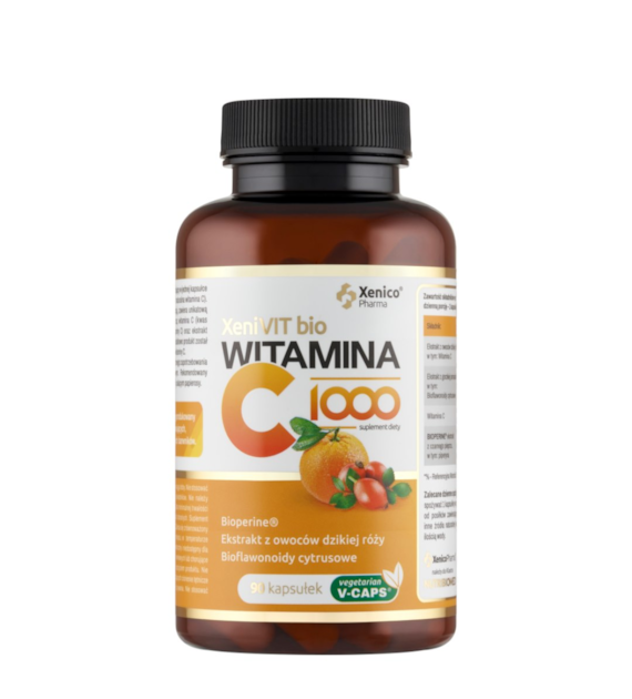 XeniVIT bio Witamina C 1000, 90 Vcaps. XENICO PHARMA