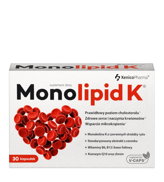 Monolipid K, 30 Vcaps. XENICO PHARMA