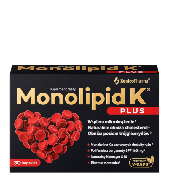 Monolipid K Plus, 30 Vcaps. XENICO PHARMA