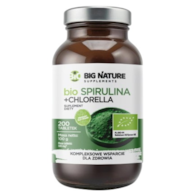BIG NATURE Tabletki Spirulina+Chlorella BIO 200 tabl.