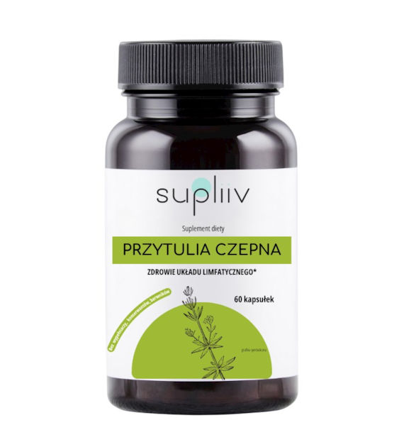 Przytulia czepna ekstrakt 400mg, 60 kaps. SUPLIIV