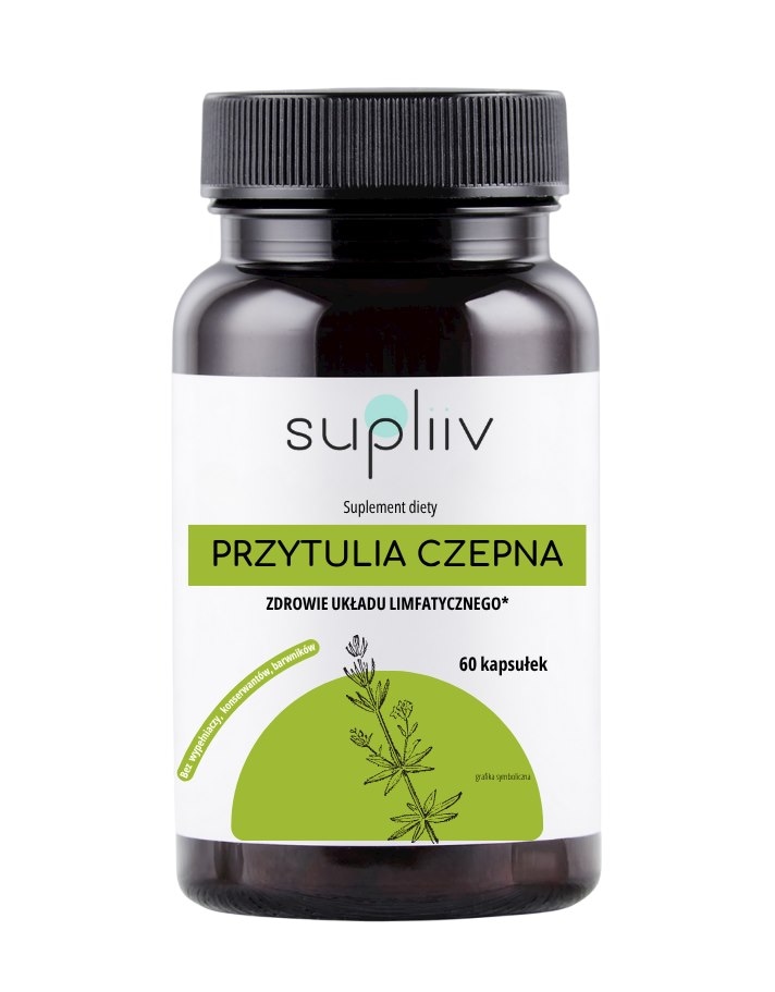 Przytulia czepna ekstrakt 400mg, 60 kaps. SUPLIIV