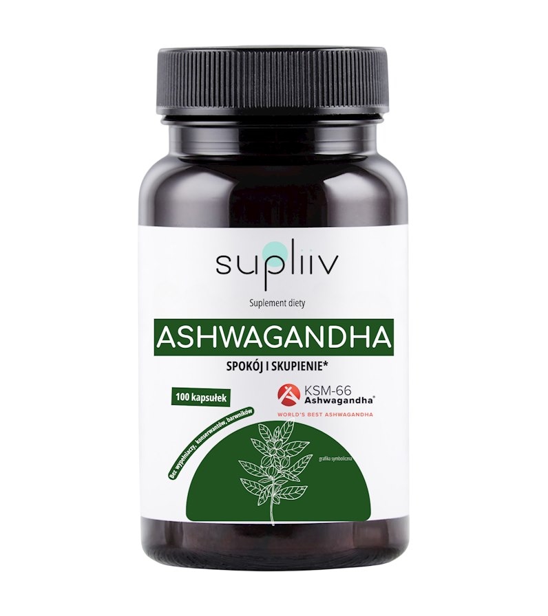 Ashwagandha KSM-66 100 kaps. SUPLIIV