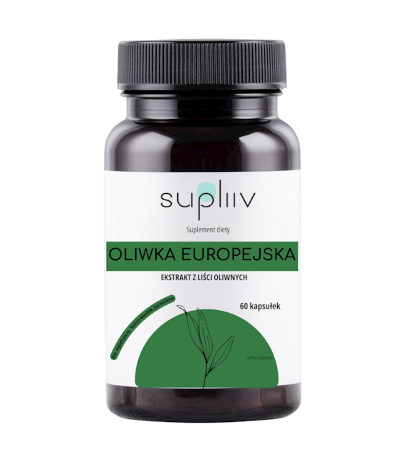 Oliwka europejska ekstrakt 10:1 400mg, 60kaps. SUPLIIV