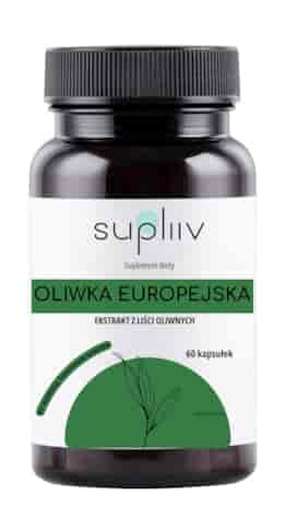 Oliwka europejska ekstrakt 10:1 400mg, 60kaps. SUPLIIV