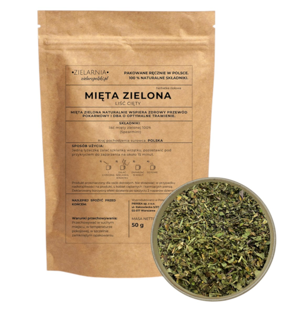 Mięta zielona 50g ZIELARZPOLSKI.PL
