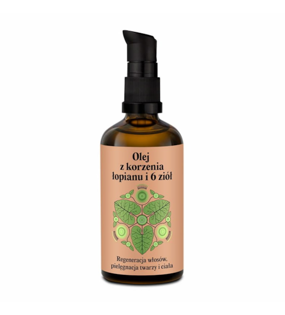Olej z korzenia łopianu i 6 ziół 100ml NAMI