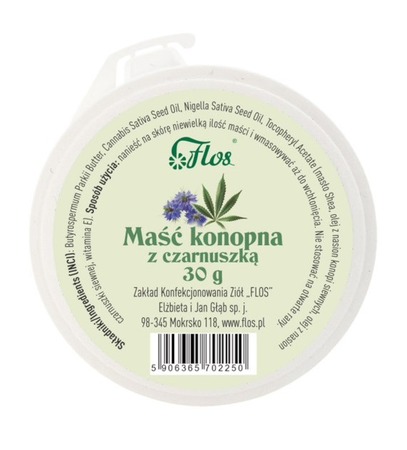Maść konopna z czarnuszką 30g FLOS