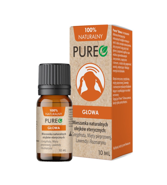 PUREO Głowa - mieszanka naturalnych olejków eterycznych 10 ml