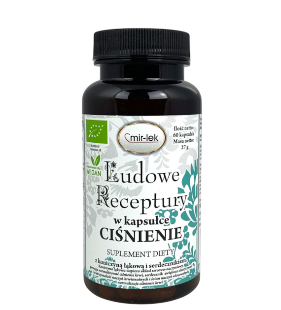 LUDOWE RECEPTURY ciśnienie BIO 60 kapsułek MIR-LEK