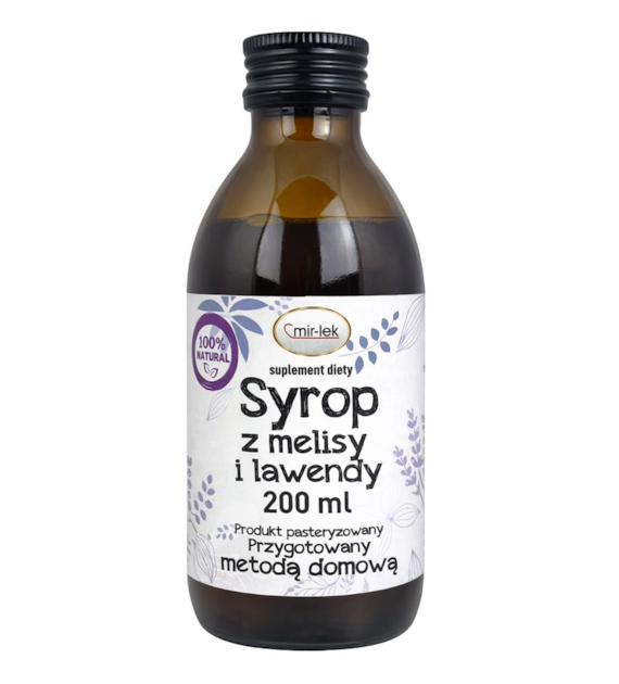 Syrop z melisy i lawendy 200ml MIR-LEK
