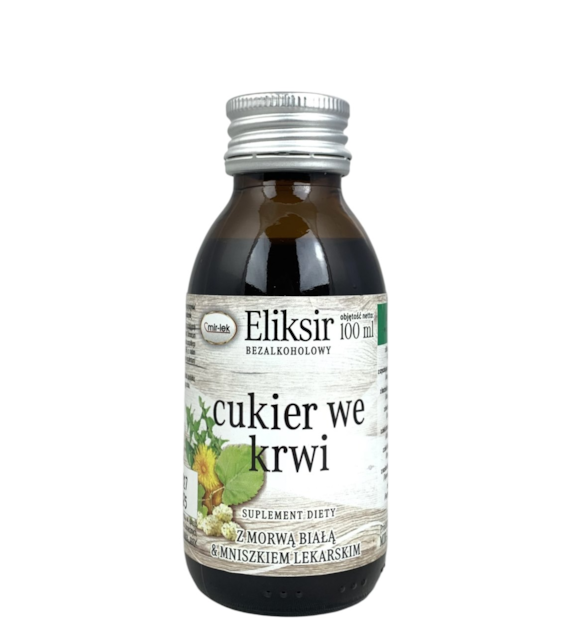 Eliksir dla utrzymania prawidłowego poziomu cukru we krwi bezalkoholowy 100ml MIR-LEK