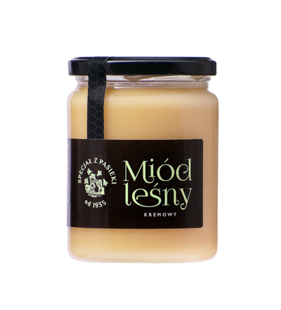 Miód kremowy leśny 650g SPECJAŁ Z PASIEKI