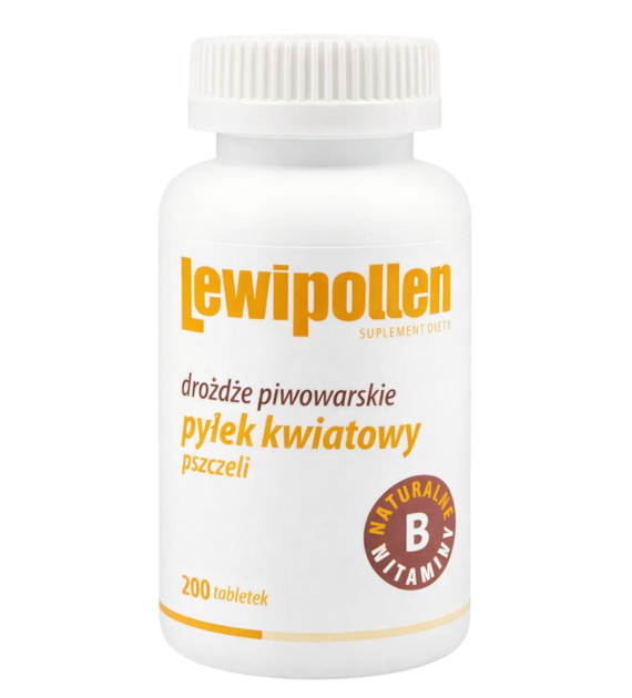 Lewipollen - drożdże piwowarskie + pyłek kwiatowy 200 tabl. CENTURIA