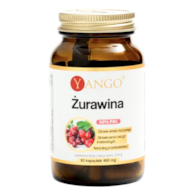 YANGO Żurawina ekstrakt 50% PAC 370mg, 60 kaps.