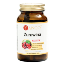 YANGO Żurawina ekstrakt 50% PAC 370mg, 60 kaps.