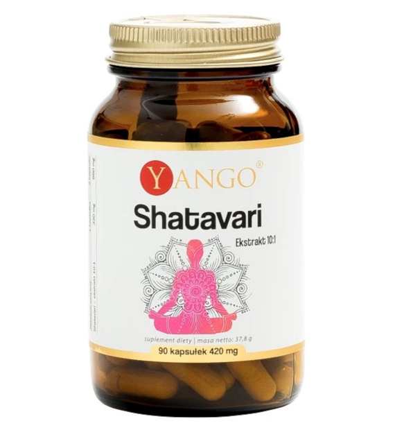 YANGO Shatavari ekstrakt 10:1 330mg, 90 kaps.