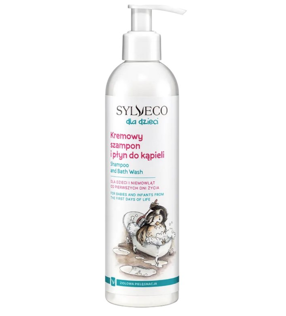 Dla dzieci Szampon i płyn do kąpieli kremowy 300ml SYLVECO