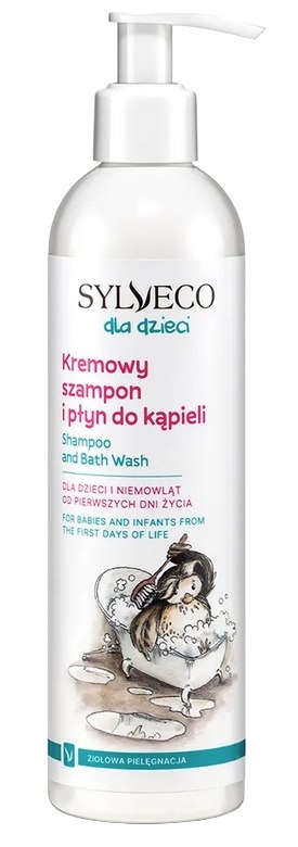 Dla dzieci Szampon i płyn do kąpieli kremowy 300ml SYLVECO