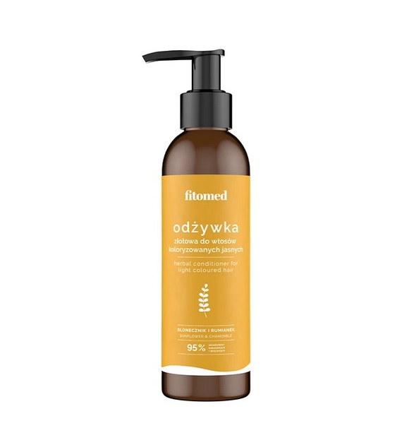 Odżywka ziołowa do włosów koloryzowanych - odcienie jasne 200ml FITOMED