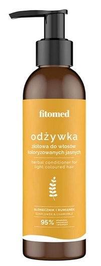 Odżywka ziołowa do włosów koloryzowanych - odcienie jasne 200ml FITOMED